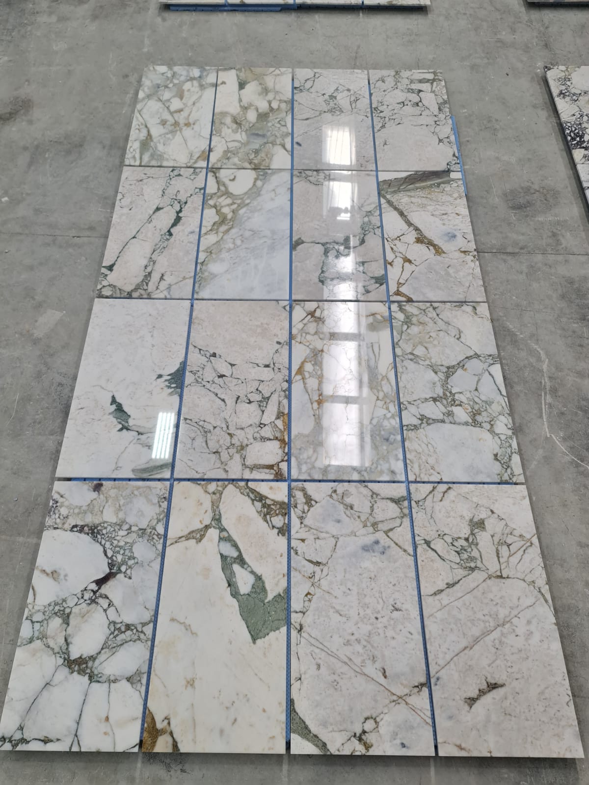 Calacatta Green natural stone tile — detail photo 5