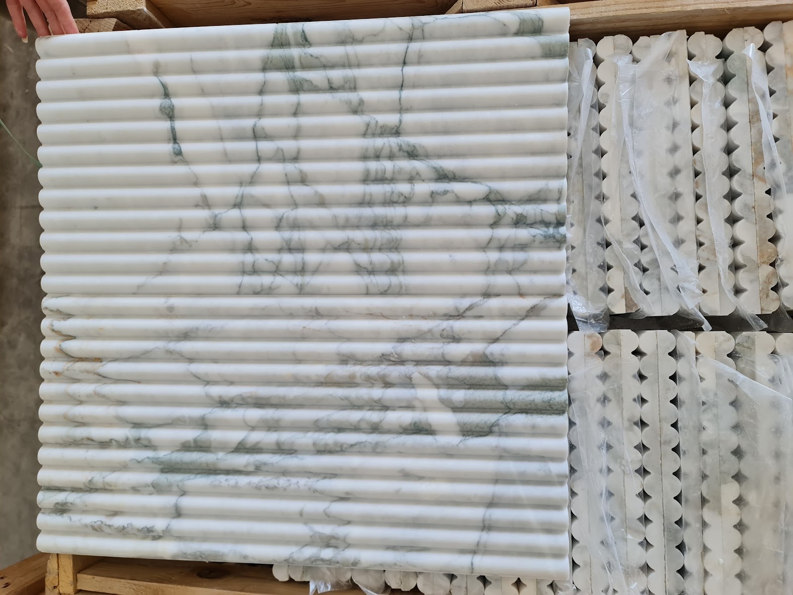 Bamboo natural stone tile — detail photo 2